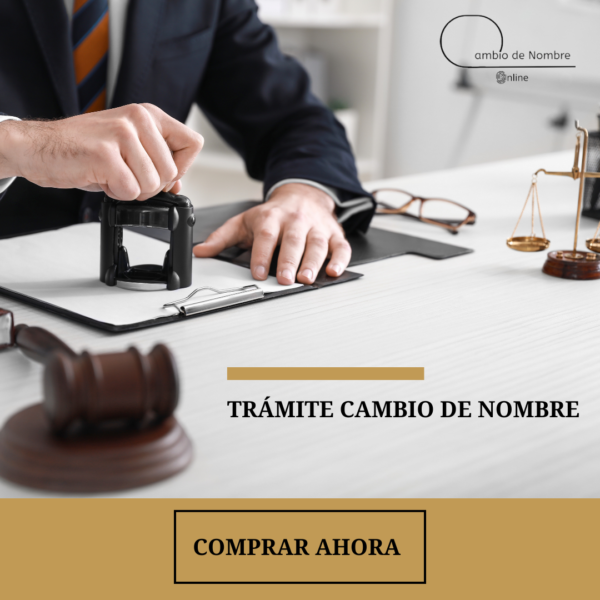 TRÁMITE CAMBIO DE NOMBRE